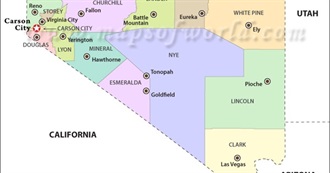 Largest Cities &amp; Seats of Every Nevada County