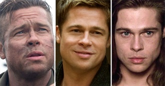 Brad Pitt Filmography (As of August 2021)