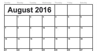 Reading Goals: August 2016