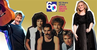 The UK&#39;s 60 Official Biggest Selling Albums of All Time