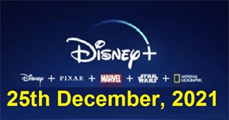 Sean Bradley&#39;s Disney+ Watchlist (As of 25/12/21)