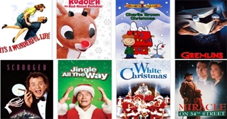 Christmas Movies/Specials: Most Watched by List Challenge Users (Ranked by Avg Seen %)