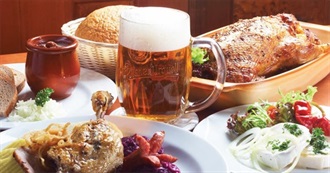 Typical Czech Food &amp; Drinks