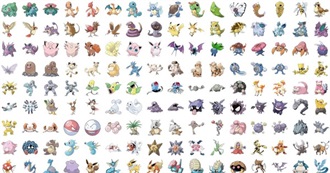 Gen 1 Pokemon