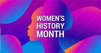 Val&#39;s Women&#39;s History Month Recs 2017-2022