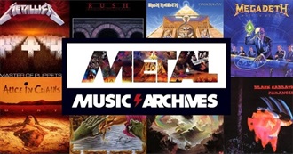 The Top 100 Albums on Metal Music Archives (March 2018)