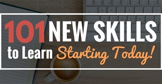 101 New Skills: Learn Something New Everyday