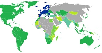 Visa Free Countries/Territories for Portuguese Passports