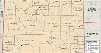 Largest Cities &amp; Seats of Every Wyoming County