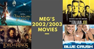 Meg&#39;s 2002/2003 Movies