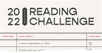 Deb&#39;s PopSugar Reading Challenge 2022