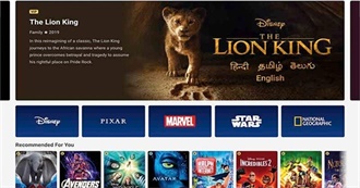 Movies I&#39;ve Seen on Disney+