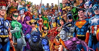 Top 50 Superheroes Marvel and DC