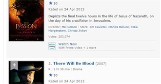 Films Chase Has Given a 10 on IMDb