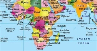 A Favourite Place for Each African Country or Territory Visited