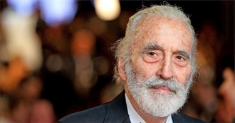 Christopher Lee Movies Steve Has Seen