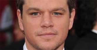 Matt Damon Filmography (1970-)