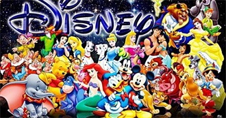 150 Disney Characters