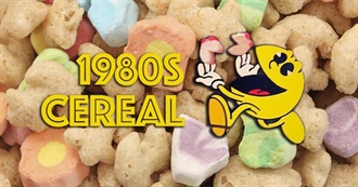 85 Breakfast Cereals From the 80s!