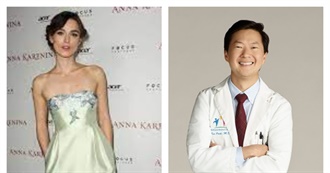 Keira Knightley and Ken Jeong