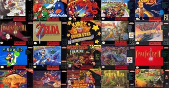 Top 105 Personal Favourite SNES Games