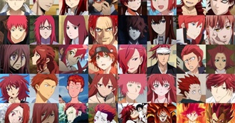 Red Haired Anime Characters