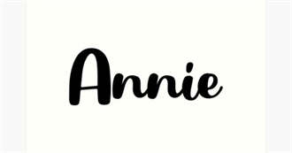 LGBTQ+ People Named Anna, Annie, Ann, Etc Etc