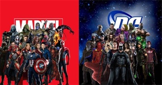 All Marvel/DC Movies