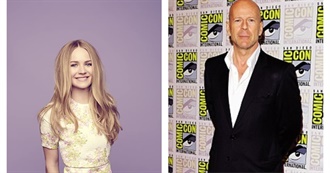 Britt Robertson and Bruce Willis