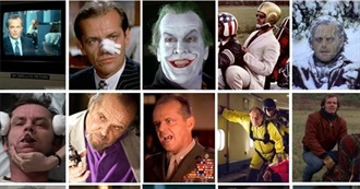 Jack Nicholson - A Film for Each Year Working as an Actor