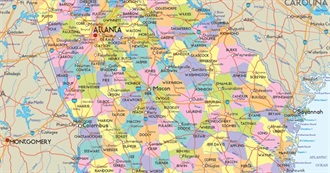 Largest Cities &amp; Seats of Every Georgia County