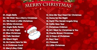 Cora&#39;s Top 10 Christmas Songs