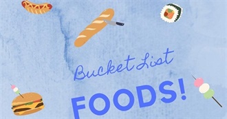 Common Bucket List Foods