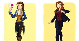 Disney Princesses as Male