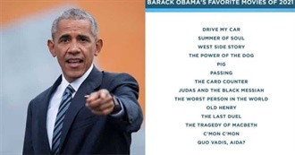 Barack Obama&#39;s Favorite Films of 2021