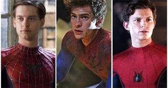 Filmography of Every Spiderman Actor