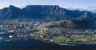 Places to See in South Africa