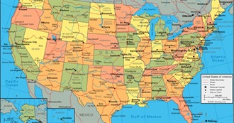 US States, Capitals, and Largest Cities