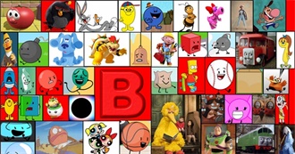 B Cartoon Characters