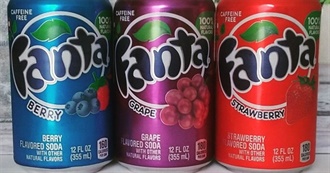 Big List of Sodas and Sparkling Soft Drinks, Part 5: Berry/Cherry/Grape