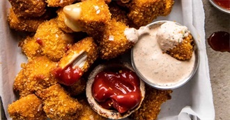 10 Common Appetizers and 10 Common Condiments