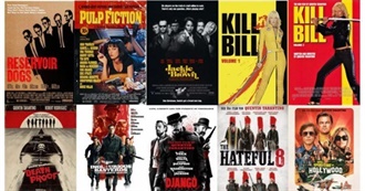 Quentin Tarantino Movies Ranked by Blue