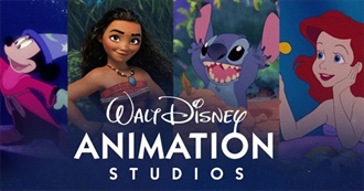 Walt Disney Animation Studios Theatrical Films (July 2022)