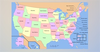 How Many of These US States and Territories Have You Been To?