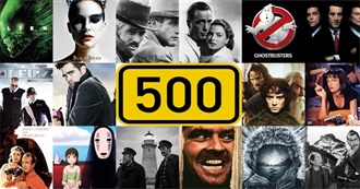 Adam&#39;s 500 Favourite Movies