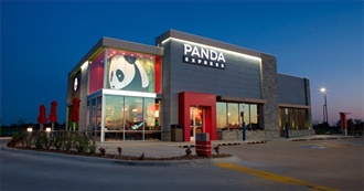 Panda Express Menu