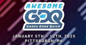 Game Played at Awesome Games Done Quick 2025