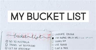 Crystal&#39;s Bucket List