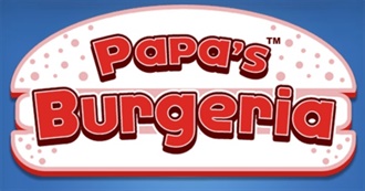 Menu Items From Papa&#39;s Burgeria