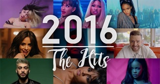 Alicen&#39;s Top Songs of 2016